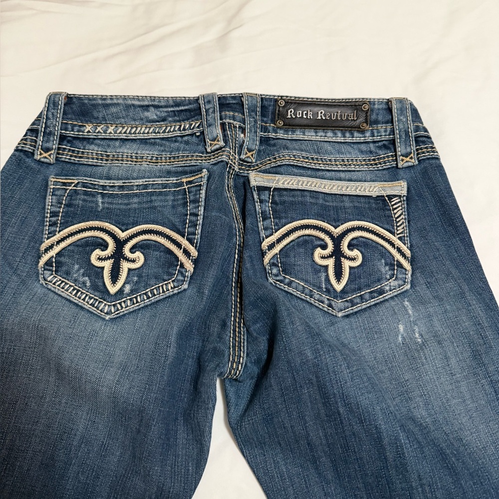 Rock Revival Women's Boot Cut Jeans in Blue